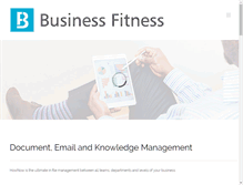 Tablet Screenshot of businessfitness.net